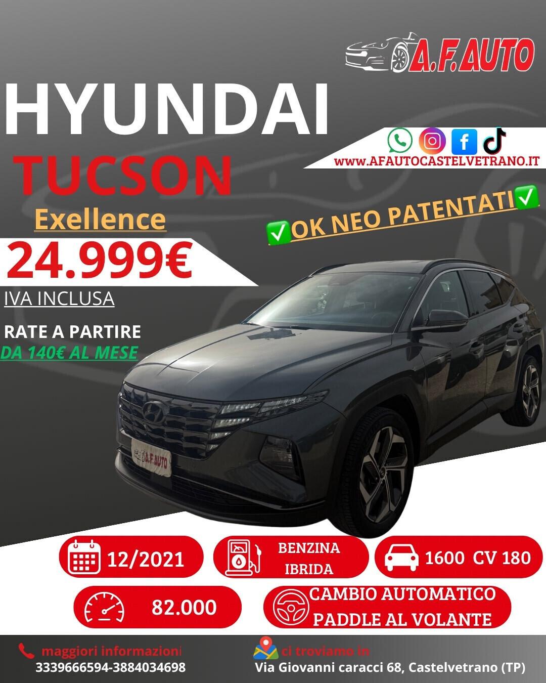 Hyundai Tucson 1.6 T-GDI 48V Exellence