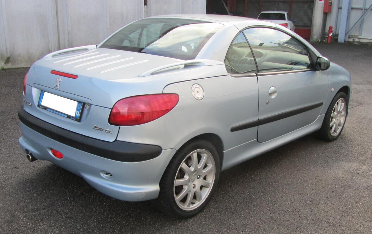 PEUGEOT 206CC 1.6 109Cv. COUPE' CABRIO WINDSTOP