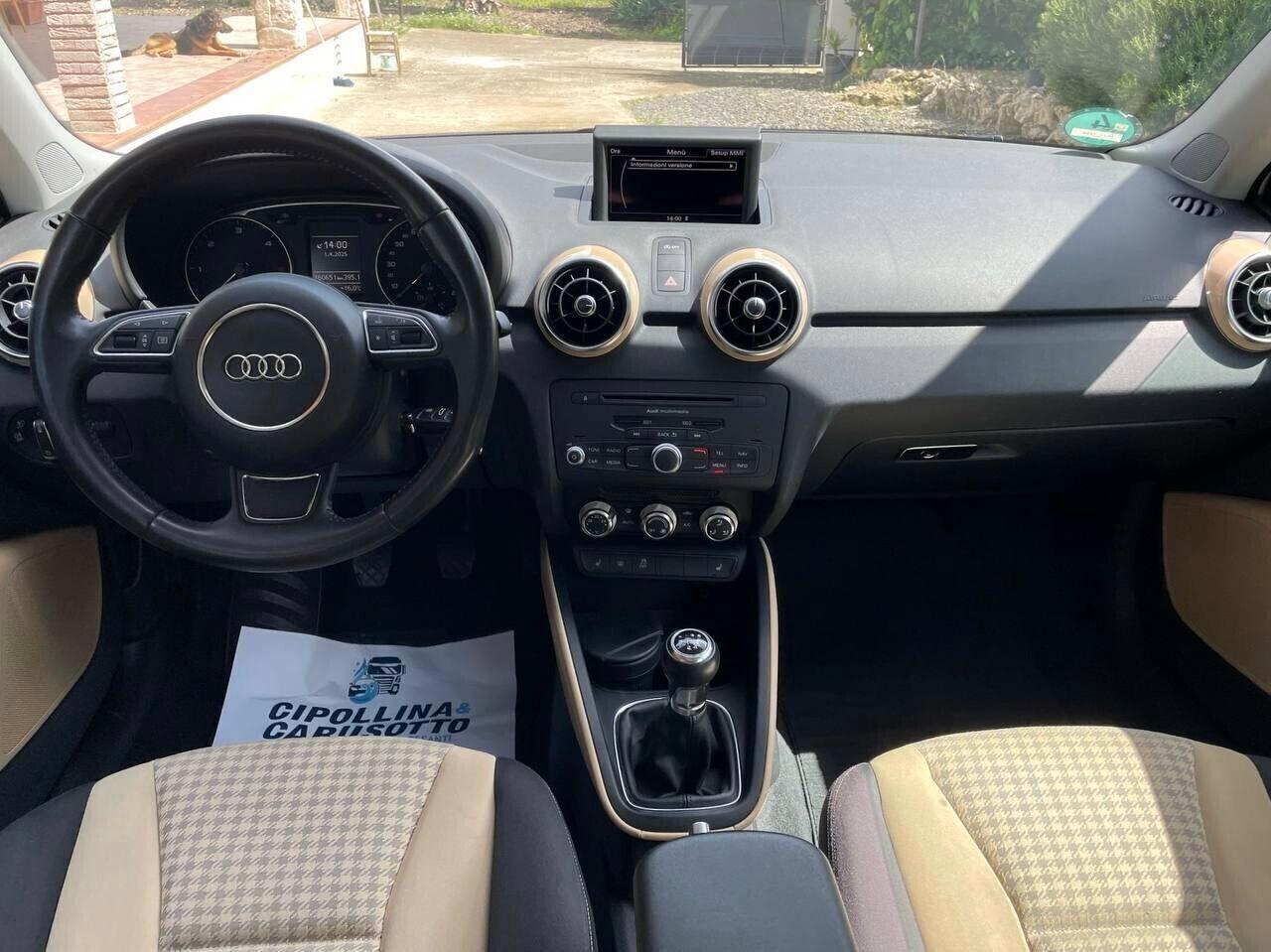 Audi A1 1.6 S line ADATTA NEOPATENTATI Tetto Nero
