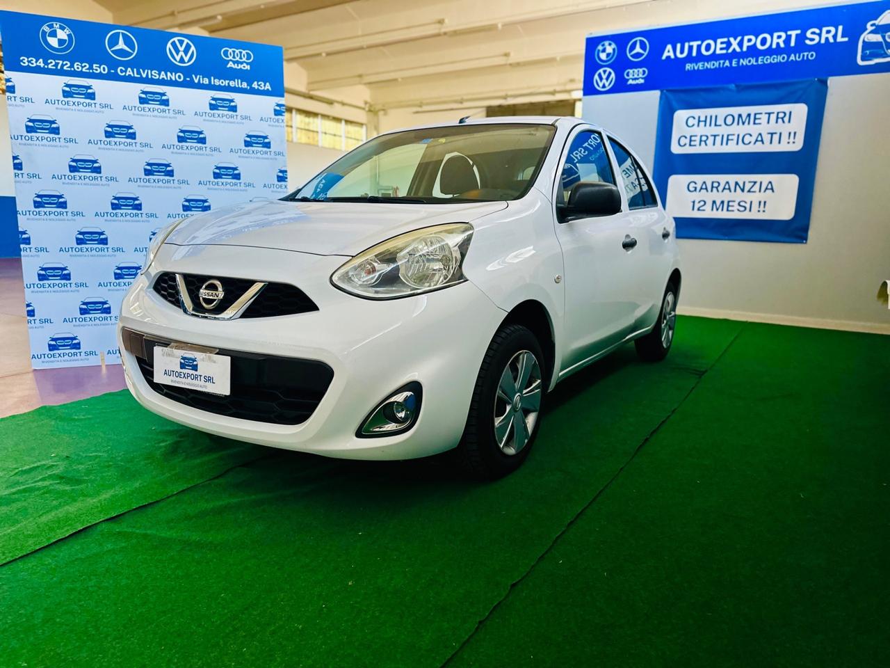 Nissan Micra 1.2 12V 5 porte/ok nella f/2015/kmcertid