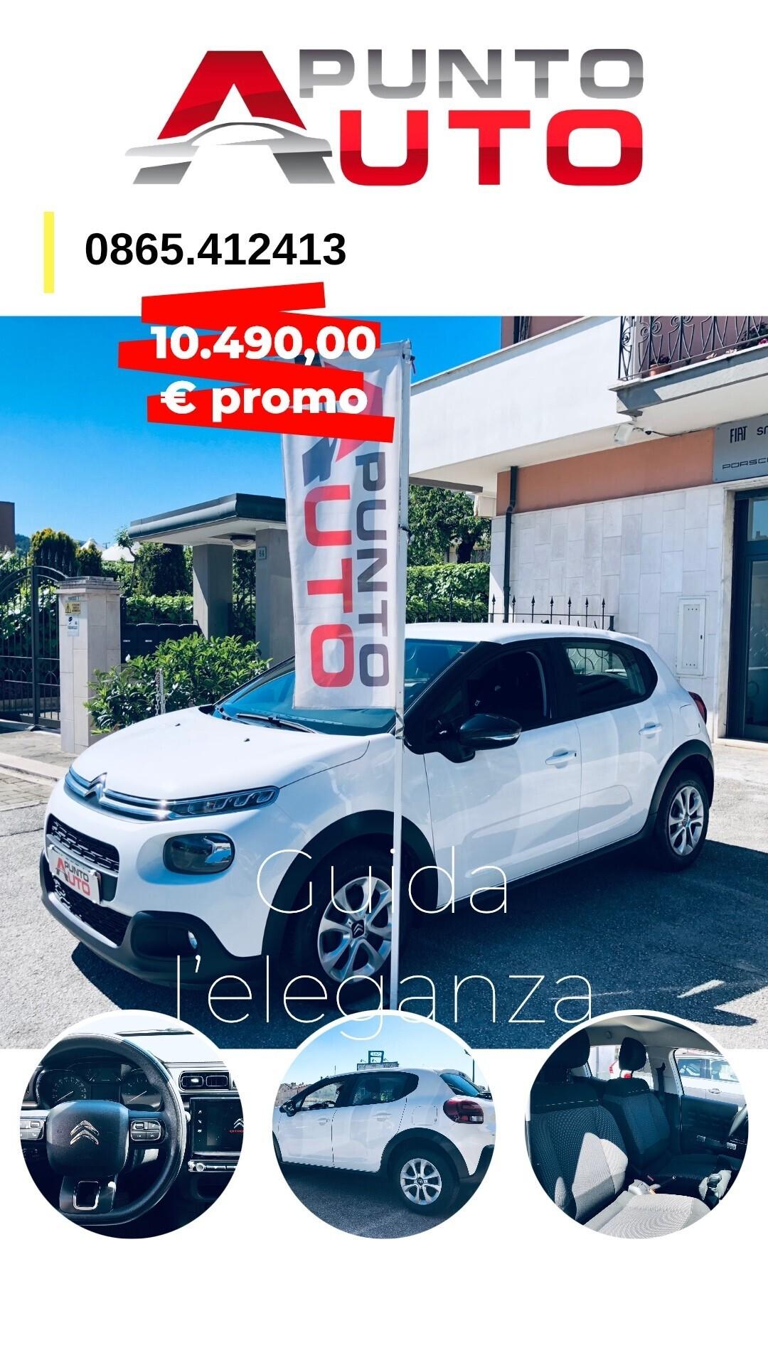 Citroen C3 PureTech 82 S&S 40mila km neopatentati