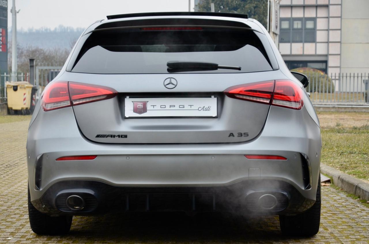 MERCEDES-BENZ A 35 AMG RACE EDITION 4MATIC 306cv AUTO, ECCELLENTI CONDIZIONI, UFF ITALIANA, EURO 6D, TETTO, NIGHT PACK, HI-FI BURMESTER, SCARICO, SOSPENSIONI ADATTIVE, MULTIBEAM, 19", PERMUTE
