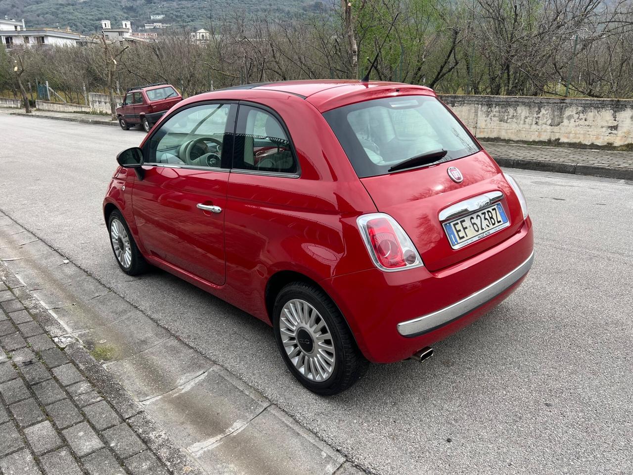 Fiat 500 1.2 benzina 69cv Lounge 2010 tetto