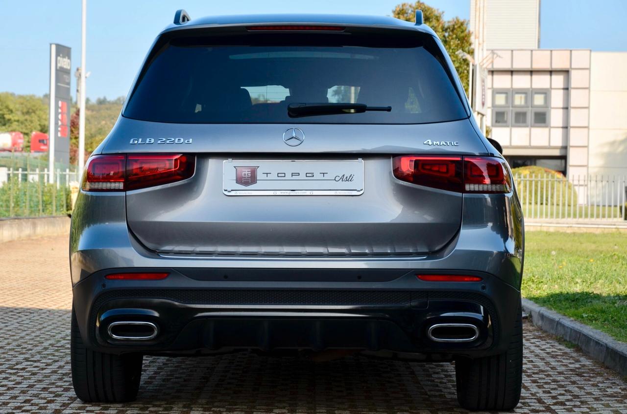 MERCEDES-BENZ GLB 220d PREMIUM 4MATIC 190cv AUTO, GAR. UFFICIALE, SERVICE MERCEDES, TETTO, NIGHT PACK, FARI FULL LED, RETROCAMERA PERMUTE