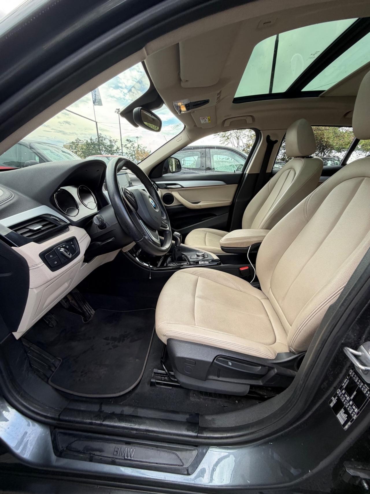 Bmw X2 sDrive18d Business Tetto Cambio Manuale Pelle Pack luci