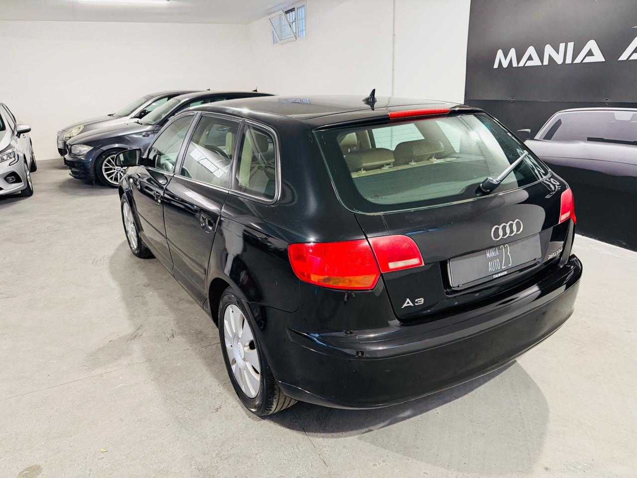 Audi A3 SPB 2.0 16V TDI Ambition*PELLE*NAVI*MANUALE*