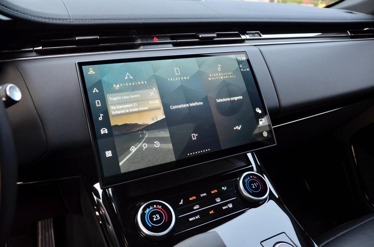 LAND ROVER RANGE ROVER SPORT 3.0d i6 MHEV DYNAMIC SE AWD 300cv AUTO, GARANZIA UFF LAND ROVER, UNICOPROPRIETARIO, UFF ITALIANA, SERVICE LAND ROVER, TETTO, HI-FI MERIDIAN, 23", PERMUTE