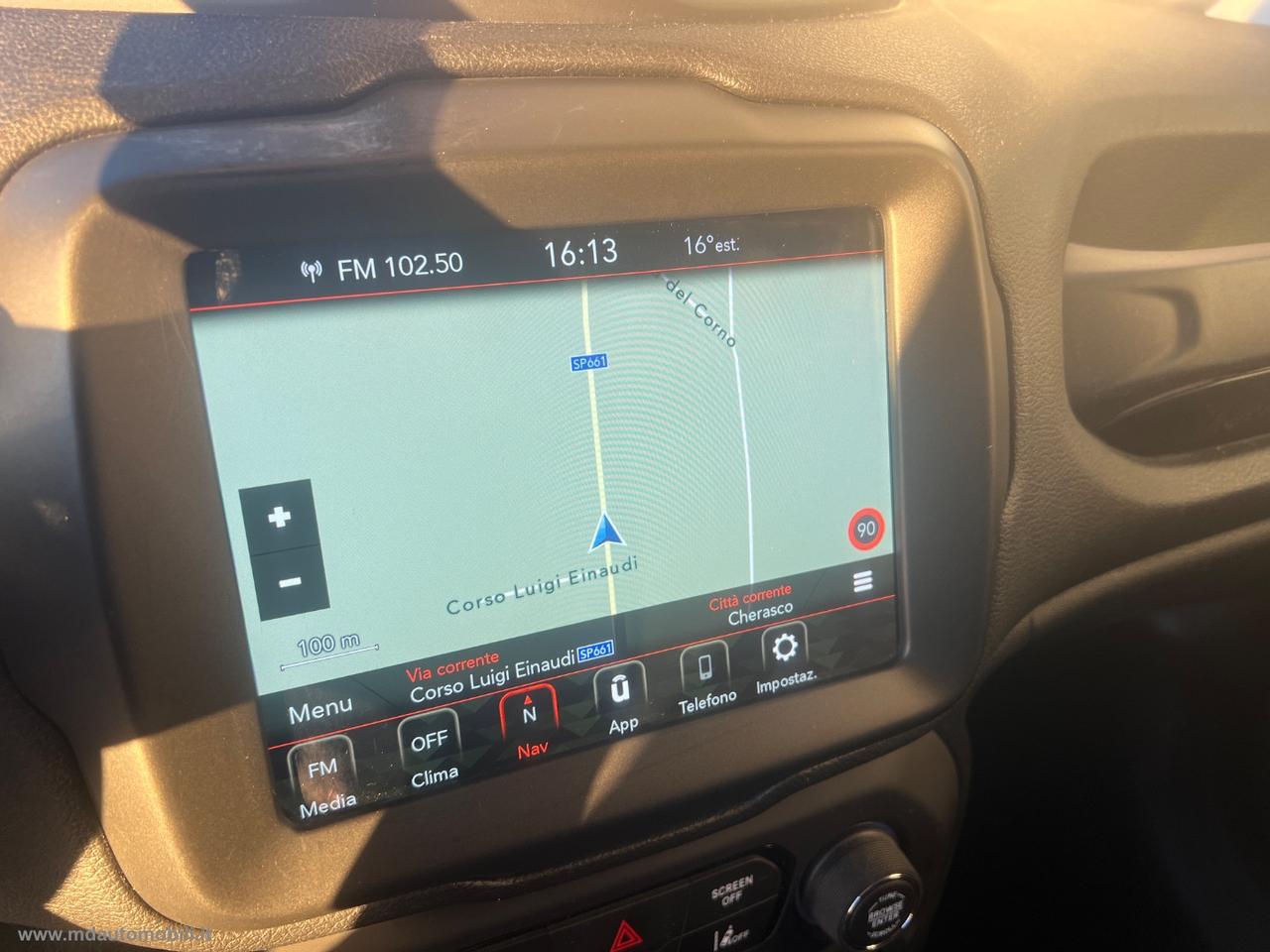 JEEP Renegade 1.6 Mjt 120CV Limited FARI LED NAVI STUPENDA