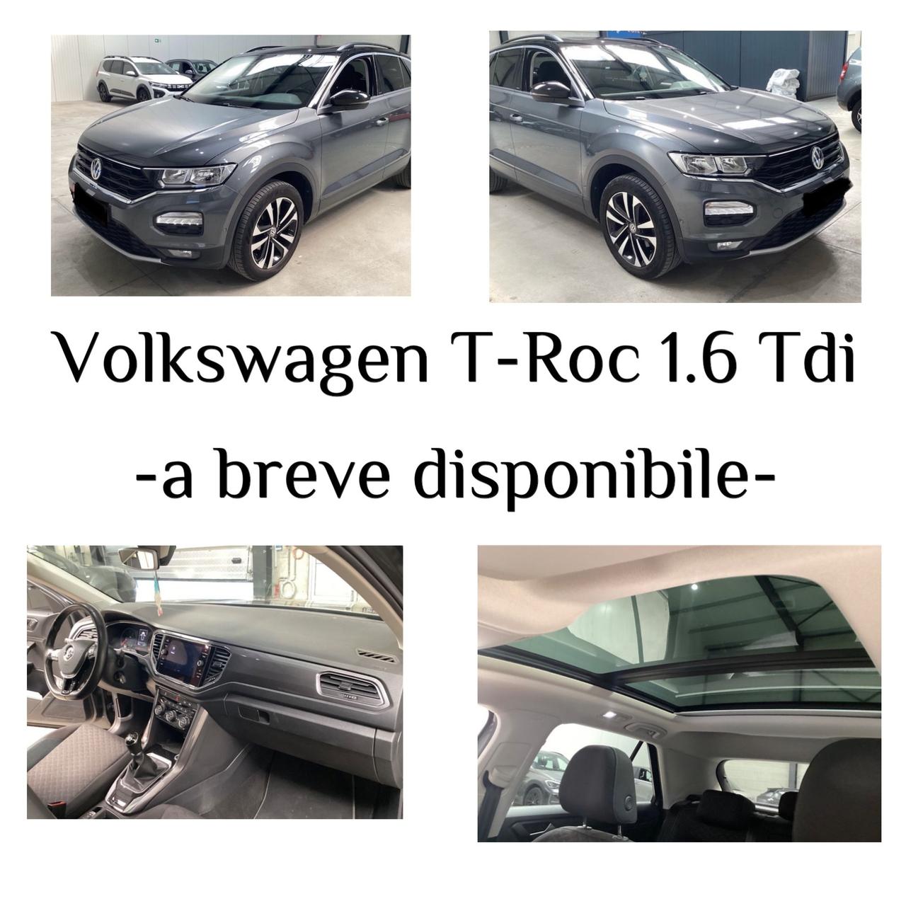 Volkswagen T-Roc 1.6 TDi IQ.Drive-In arrivo-