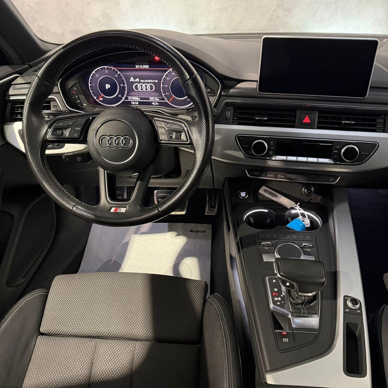 Audi A4 Avant 2.0 TDI 190 CV quattro S tronic S-LINE VIRTUAL PACK LUCI