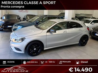 Mercedes classe A 180 d Sport FINANZIABILE