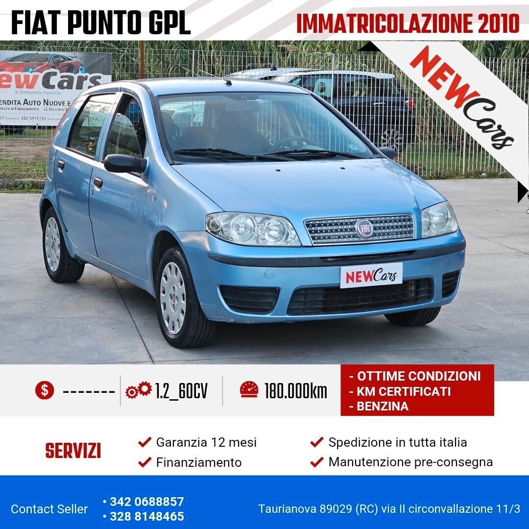 Fiat Punto Classic 1.2 5 porte Active GPL