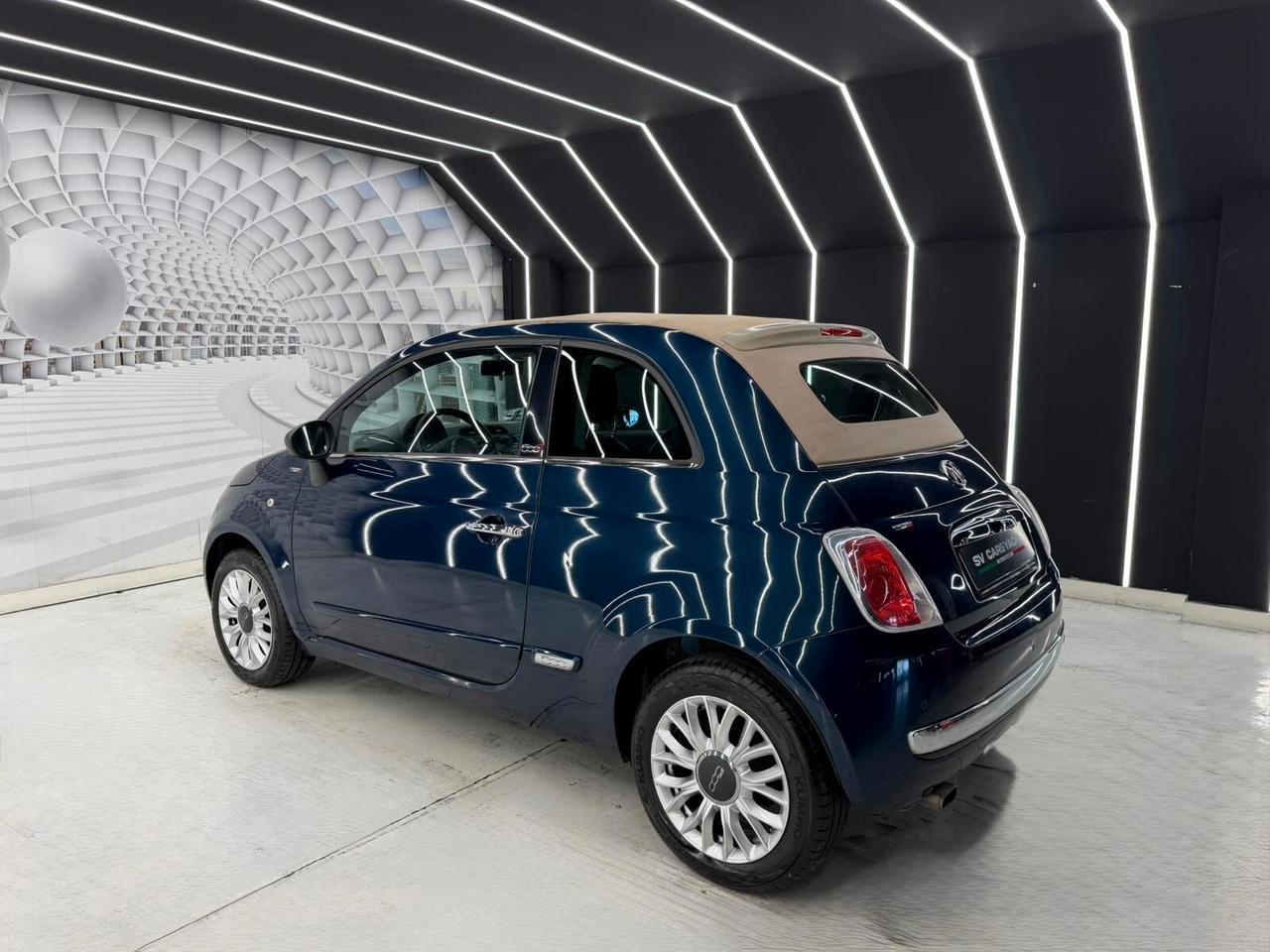 Fiat 500 CABRIO-SPORT-1.2 69CV-KM CERTIFICATI-12 MESI GARANZIA-PERMUTE