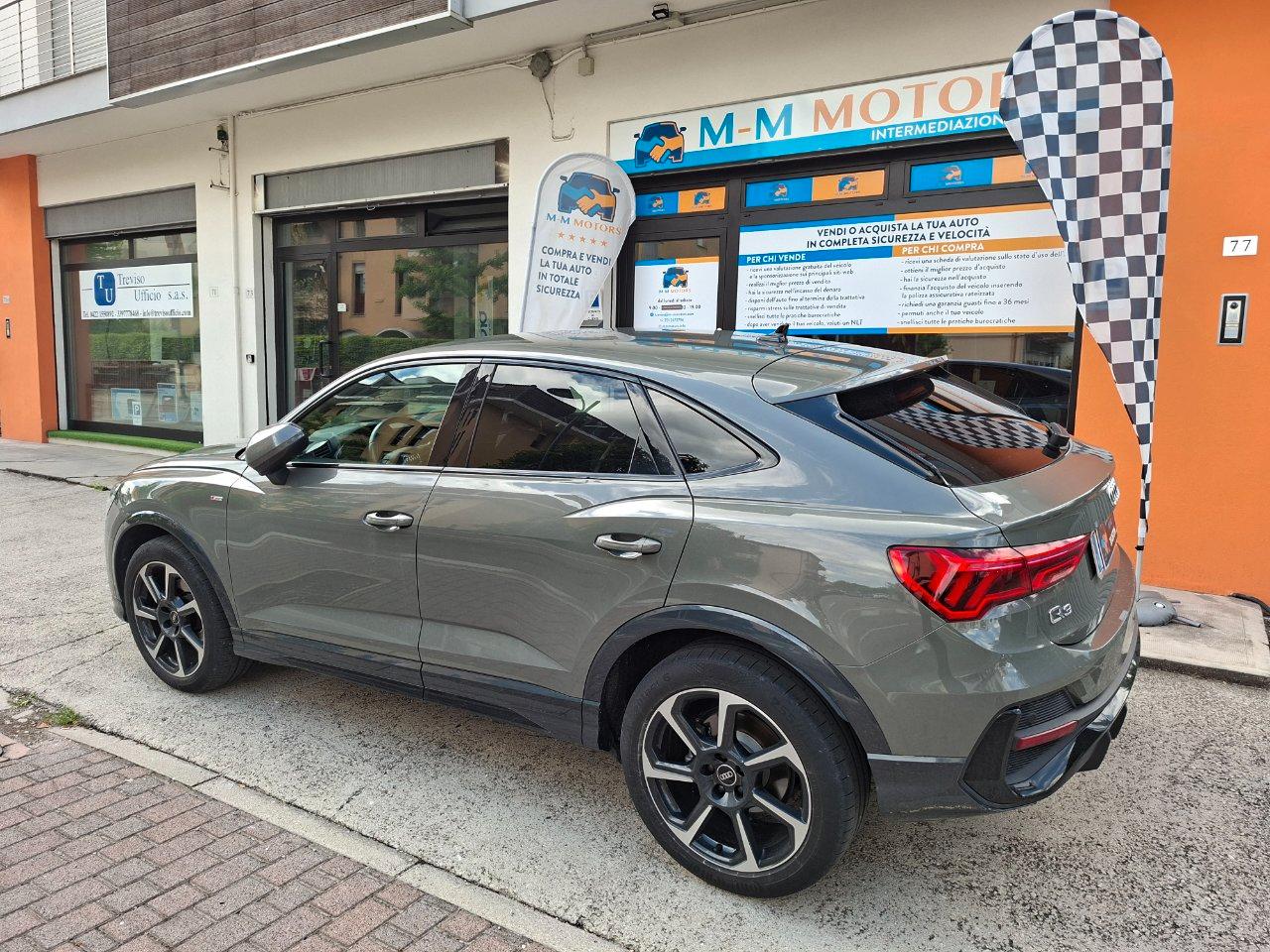 Audi Q3 Sportback 35 2.0 tdi S line 4 con gancio unicoproprietario
