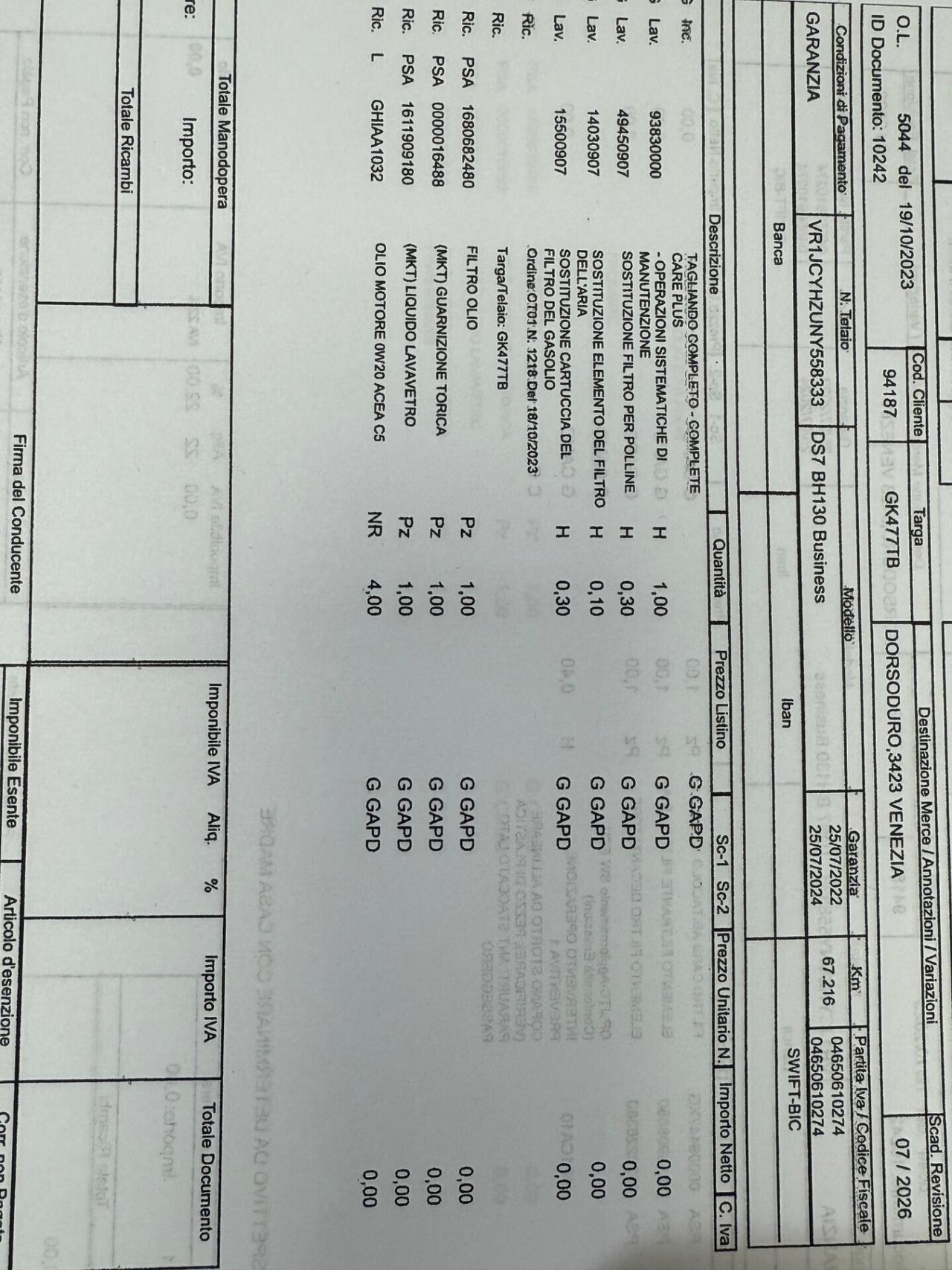 Ds 7 Crossback Autocarro 5 posti aut. Performance Line
