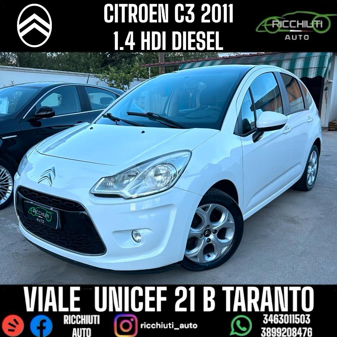 CITROEN C3 1.4 HDI DIESEL 2011 OK NEOPATENTATI