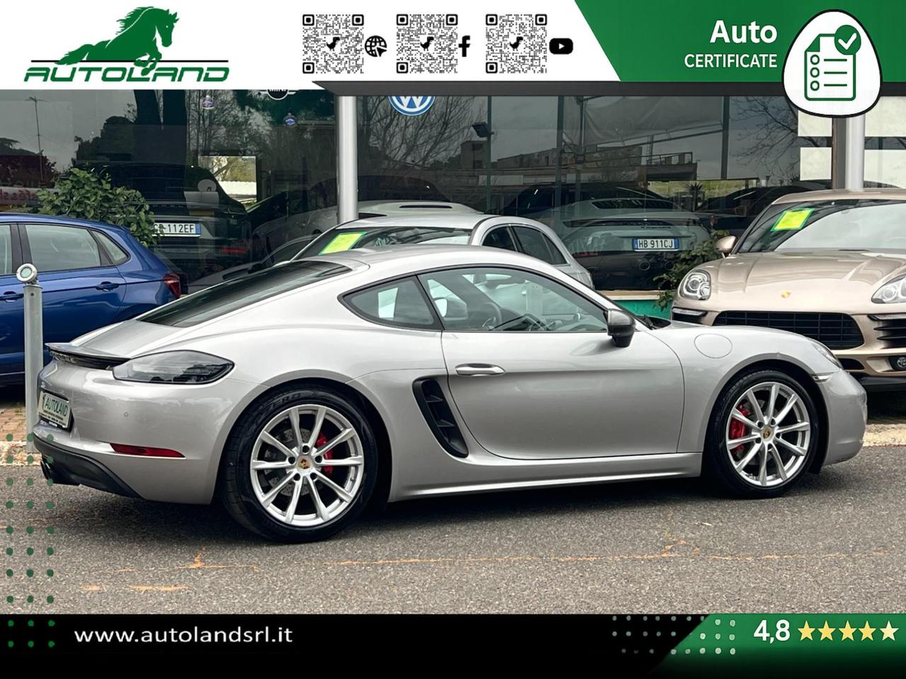 Porsche 718 Cayman 2.0 300cv pdk UNIPRO UFFICIALE
