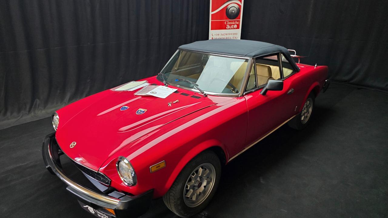 Fiat 124 Spider 2.0i certif. ASI con C.R.S