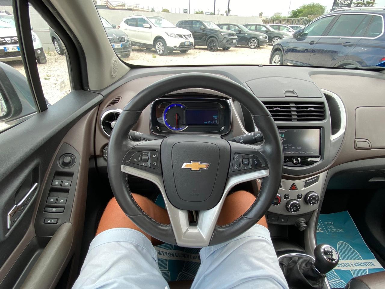Chevrolet Trax 1.7 diesel AWD LTZ(TETTO/PELLE/RETRO/NAVI) UNICO PROPRIETARIO
