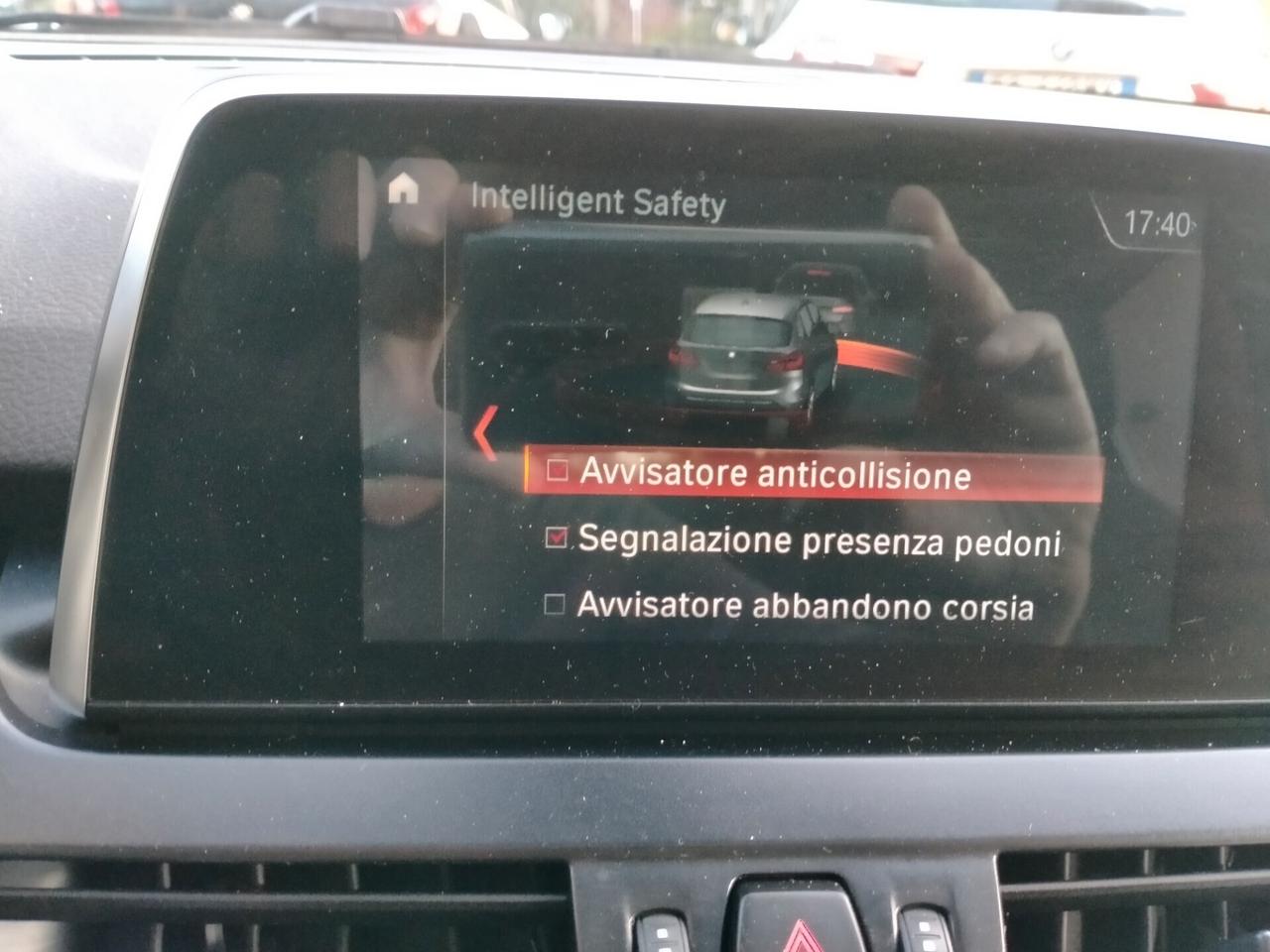 BMW 214D ACTIVE TOURER M.Y.2017 NAVI/ASSISTENTI STRADALI /SERVICE BMW
