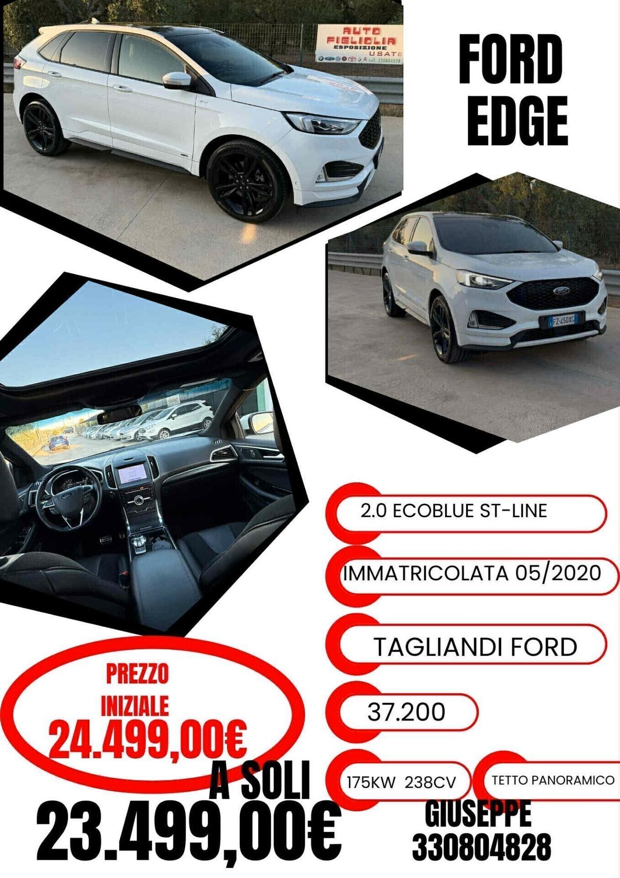 Ford Edge 2.0 EcoBlue 238CV AWD S&S Autom. ST-Line 37.000km