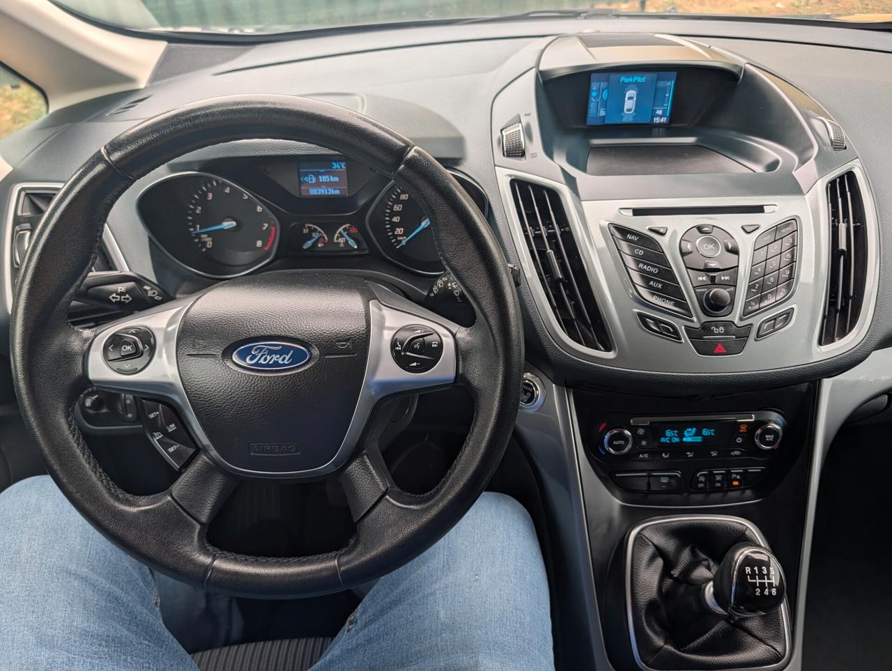 Ford C-Max 1.6 EcoBoost 150CV TITANIUM GANCIO TRAINO TAGL.CERT.