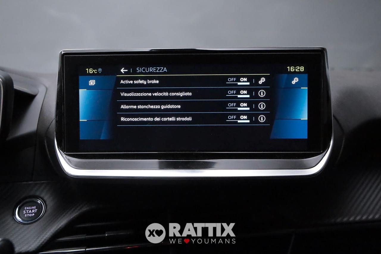 Peugeot e-208 motore elettrico 100kW Allure Pack