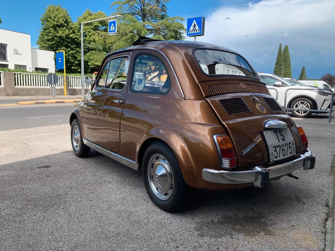 Fiat 500 My car Francis Lombardi ASI T. Oro Restaurata