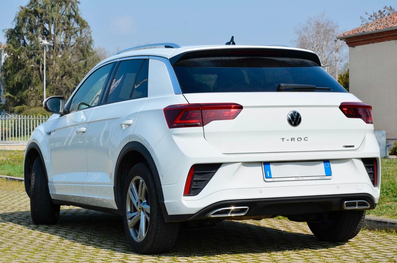 VOLKSWAGEN T-ROC 2.0 TDI R-LINE 4MOTION 150cv DSG, GARANZIA UFF VW, UNICOPROPRIETARIO, SERVICE VW, UFF ITALIANA, IQ LED, PERMUTE