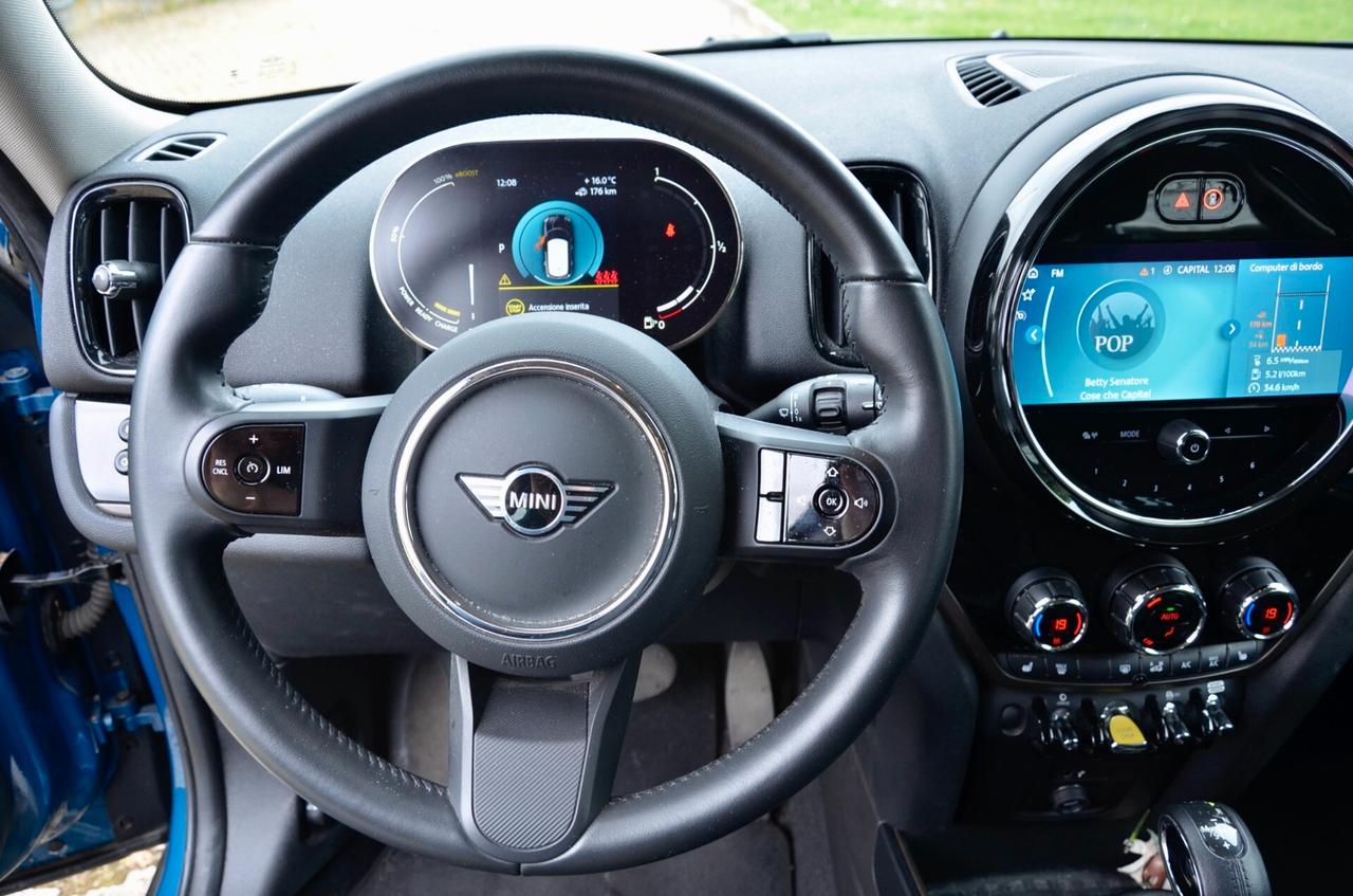 MINI COOPER SE COUNTRYMAN 1.5 BUSINESS PLUG-IN ALL4 125cv AUTO, UNICOPROP, SERVICE MINI, GARANZIA UFF, UFF ITALIANA, EURO 6D, FARI LED, NAVI, PERMUTE