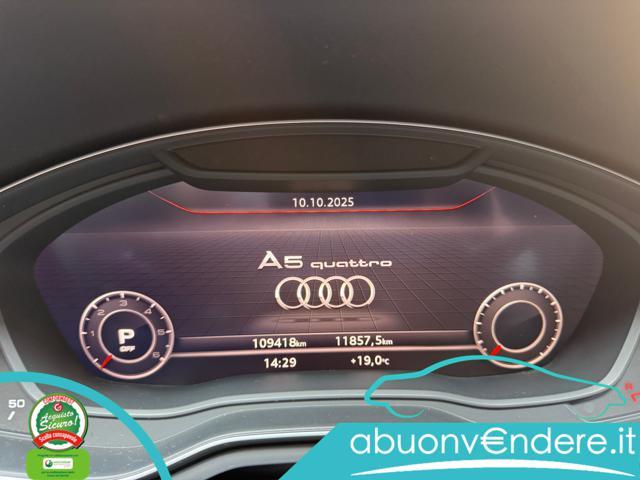 AUDI A5 40 TDI quattro Stronic Business Sport UNICO PROPR.