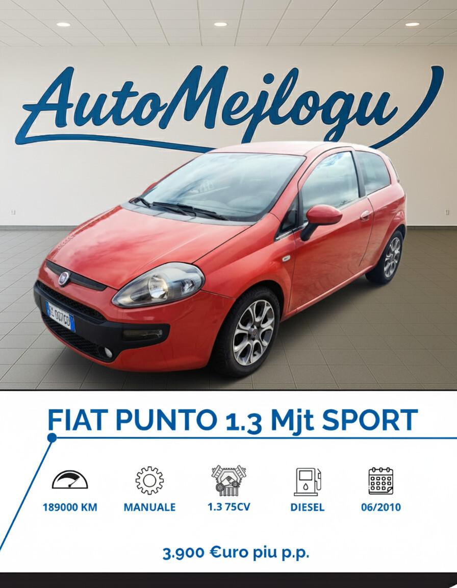 Fiat Punto Evo 1.3 Mjt 75 CV 3 porte SPORT