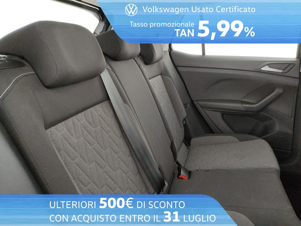 Volkswagen T-Cross 1.0 tsi life 95cv