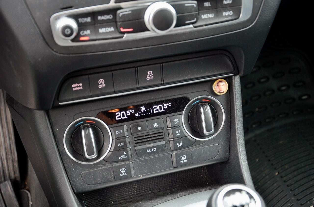 AUDI Q3 2.0 TDI S-LINE INT-EXT 150cv, UNICOPROPRIETARIO, UFF ITALIANA, EURO 6B, XENO, 18", PERMUTE