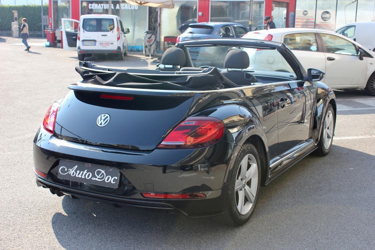 Volkswagen Maggiolino Cabrio 1.4 TSI R-LINE DSG FARI A LED - TAGLIANDI UFFICIALI!