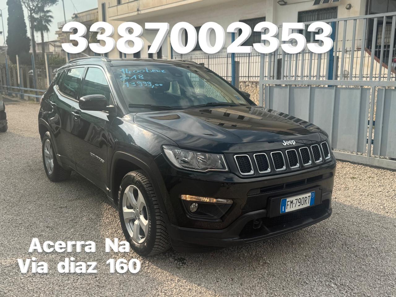 Jeep Compass 1400 benzina multiair 1 proprietario nord itaia km certificati 2018