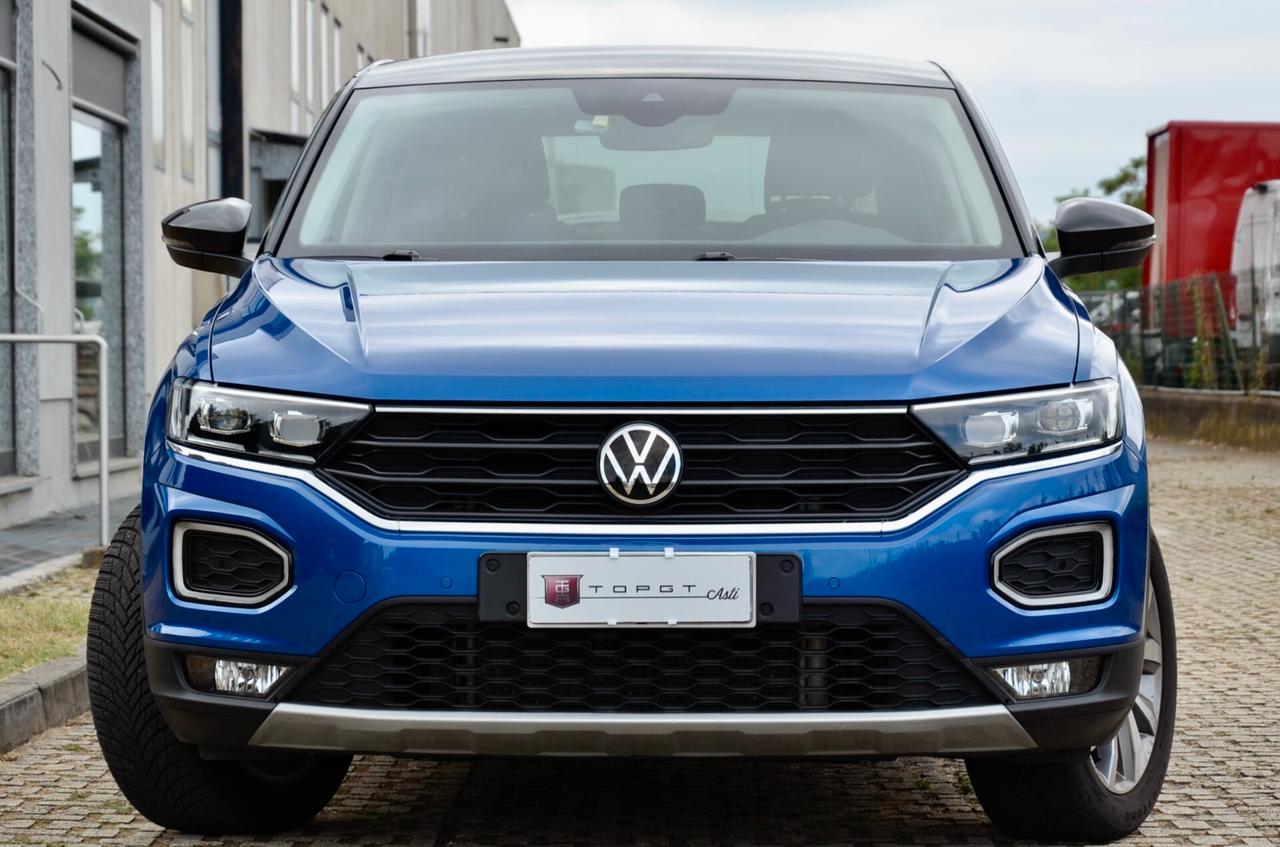 VOLKSWAGEN T-ROC 1.0 TSI STYLE 110cv, UFF ITALIANA, UNICOPROPRIETARIO, EURO 6D, FARI LED, APPLE ANDROID, PERMUTE