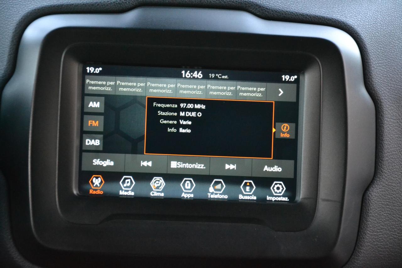 Jeep Renegade 1.0 120CV SCHERMO GRANDE PREZZO SENZA VINCOLI UNIPRO FATTURABILE GARANZIA 12 MESI