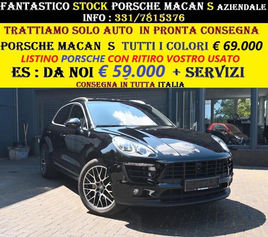 PORSCHE MACAN S VARI MODELLI AZIENDALI