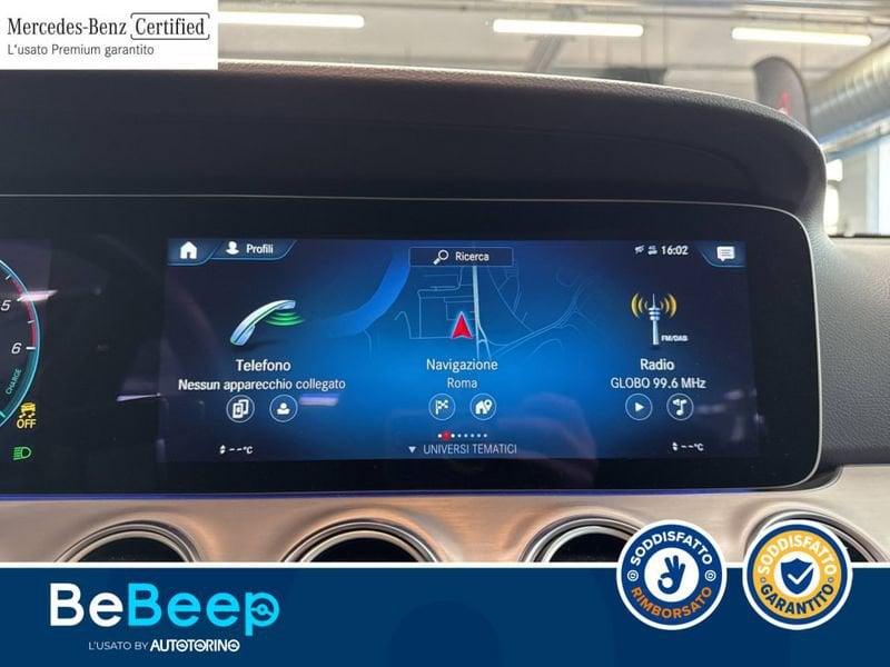Mercedes-Benz Classe E E 300 DE PHEV (EQ-POWER) PREMIUM PLUS AUTO MY20