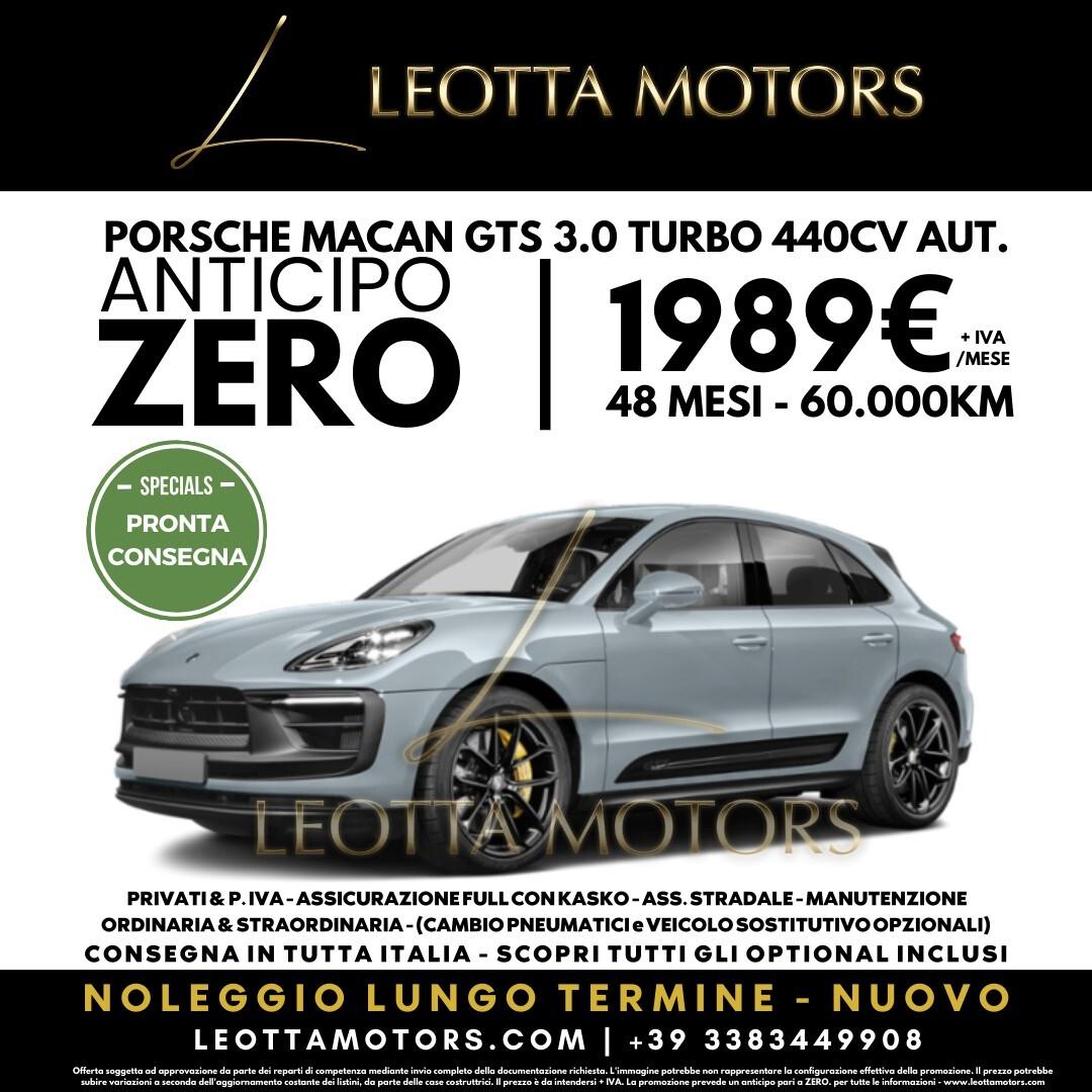 PORSCHE MACAN 3.0 GTS 3.0 TURBO 440CV AUTOMATICO