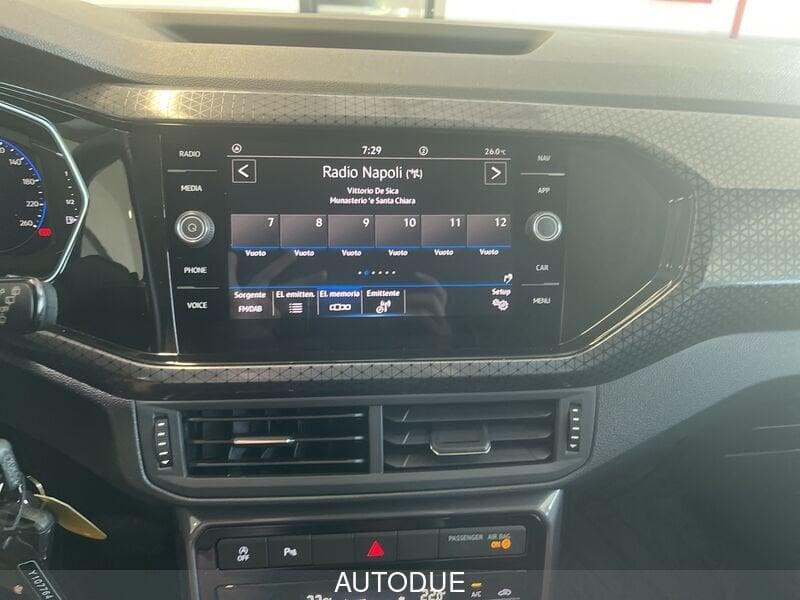 Volkswagen T-Cross 1.0 TSI ADVANCED 110CV DSG