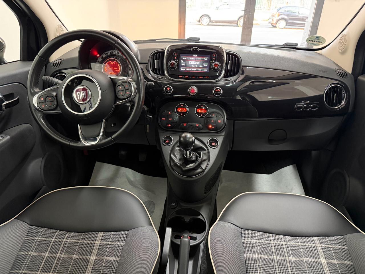Fiat 500 1.2 Lounge 69cv CLIMAAUT/SENSORI/PELLE
