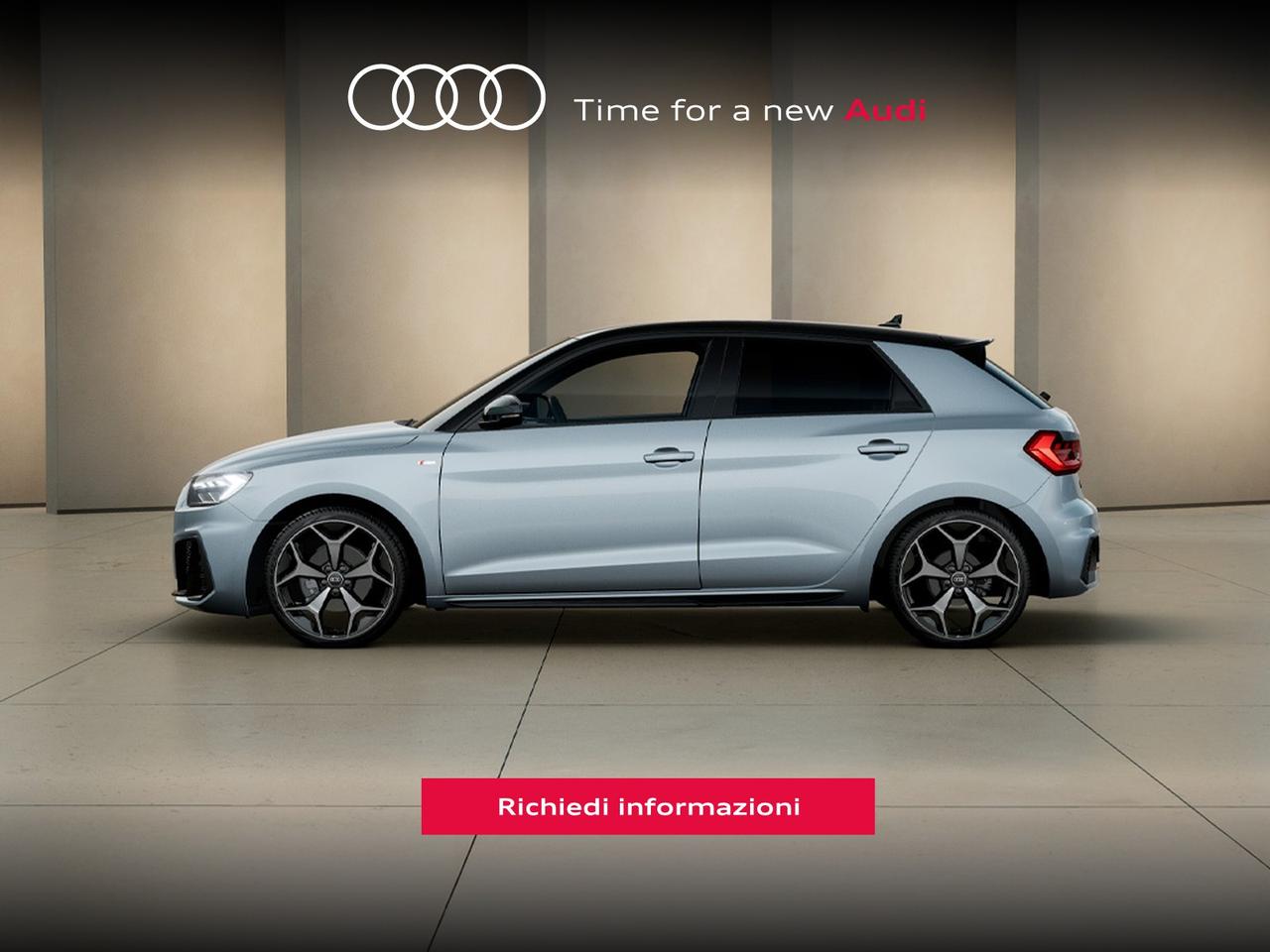 Audi A1 sportback 30 1.0 tfsi identity black 116cv s-tronic