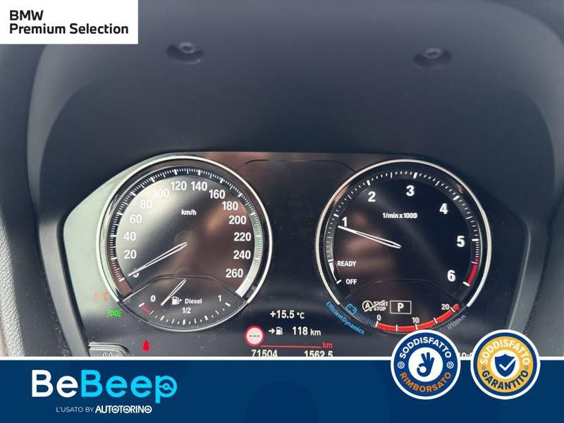 BMW X1 SDRIVE18D XLINE PLUS AUTO