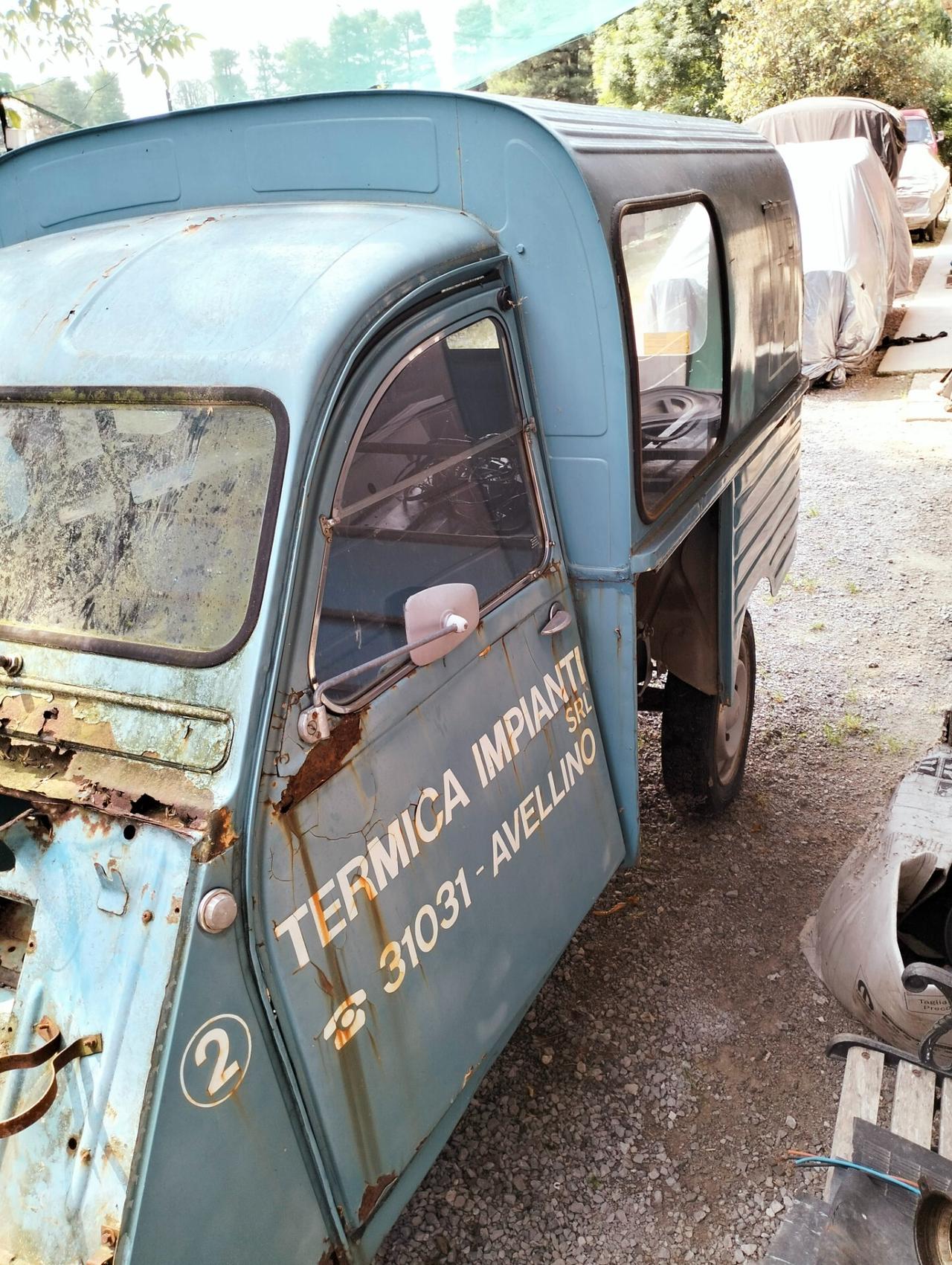 Citroen 2CV Furgonetta AK 400 Completa (anche motore non in foto)