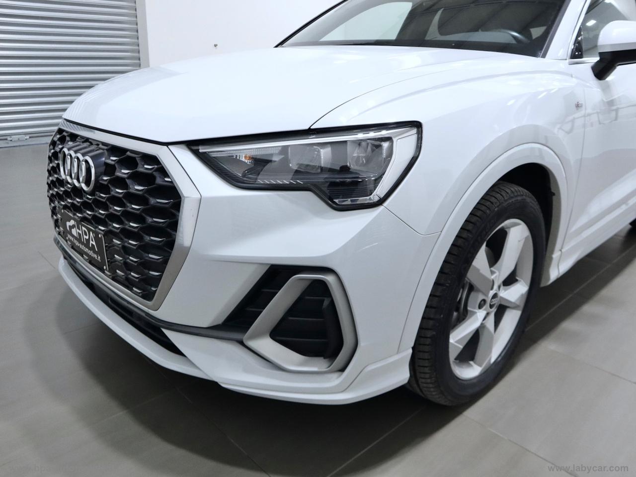 AUDI Q3 SPORTBACK 2.0TDI S-tronic S-Line LED NAVI PELLE CERCHI 19 RETROCAMERA
