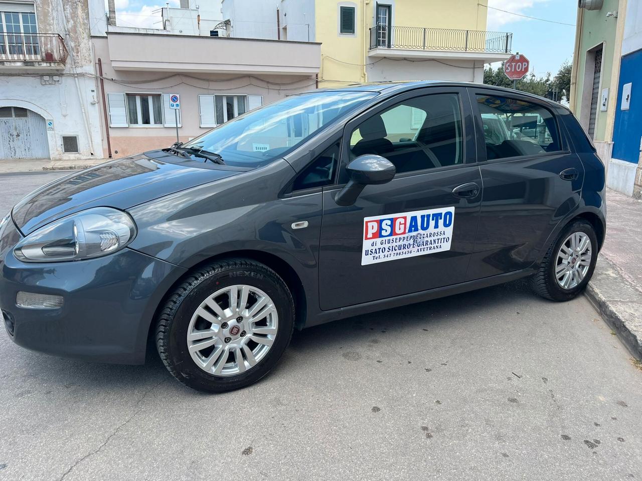 FIAT PUNTO LOUNGE 1.2 BENZ 6-2014, CLIMA, SERVOST, CERCHI IN LEGA PERFETTA