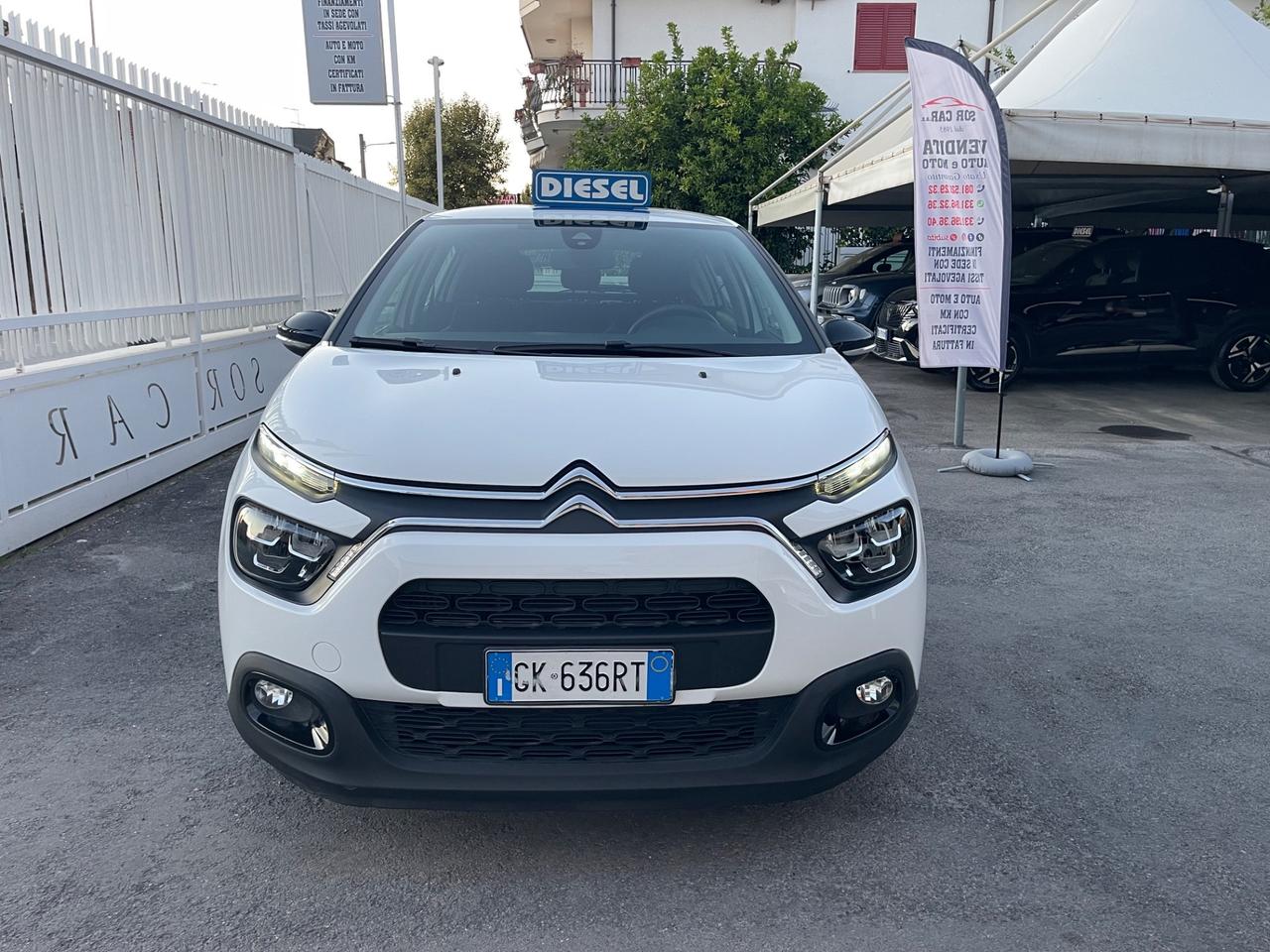 Citroen C3 BlueHDi 100 S&S Feel Pack KM 83.500CERTIFICATI!!!