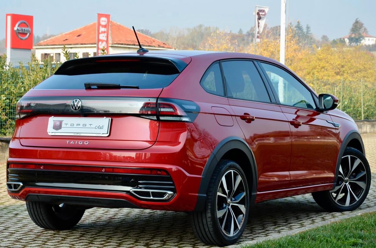 VOLKSWAGEN TAIGO 1.0 TSI R-LINE 110cv, UNICOPROPRIETARIO, SERVICE UFF VW, TETTO, APPLE ANDROID, 18", EURO 6D, PERMUTE